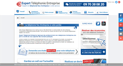 Desktop Screenshot of expert-telephonie-entreprise.fr
