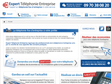 Tablet Screenshot of expert-telephonie-entreprise.fr